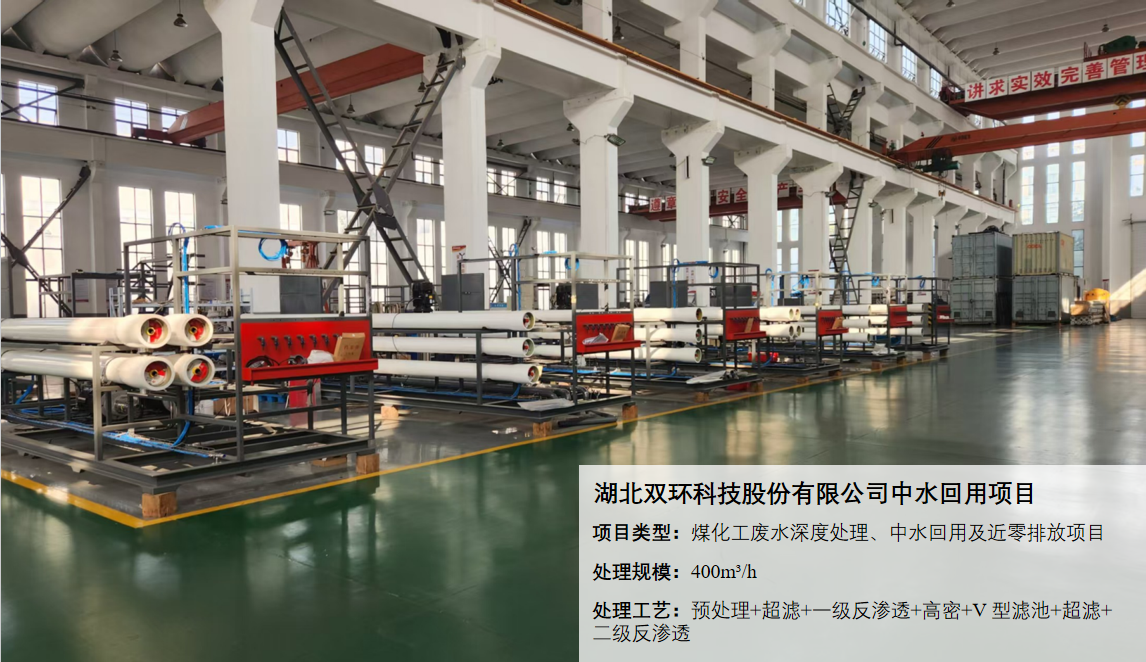 維爾利中標(biāo)湖北雙環(huán)公司中水回用項(xiàng)目